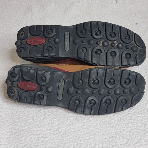 Cole Haan Shoes Men's Size 13M Country Moc Toe Oxford Tan Maroon C00970 - Picture 8 of 9